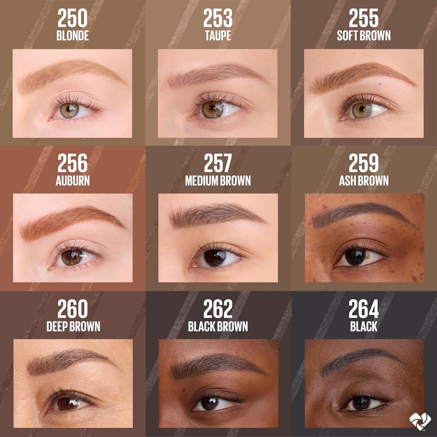 Maybelline Express Brow Ultra Slim Eyebrow Makeup, Brow Pencil with Precision Tip and Spoolie for Defined Eyebrows, Soft Brown, 1 Count