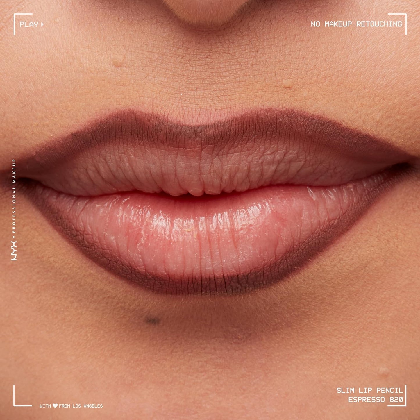 Slim Lip Pencil, Long-Lasting Creamy Lip Liner - Espresso
